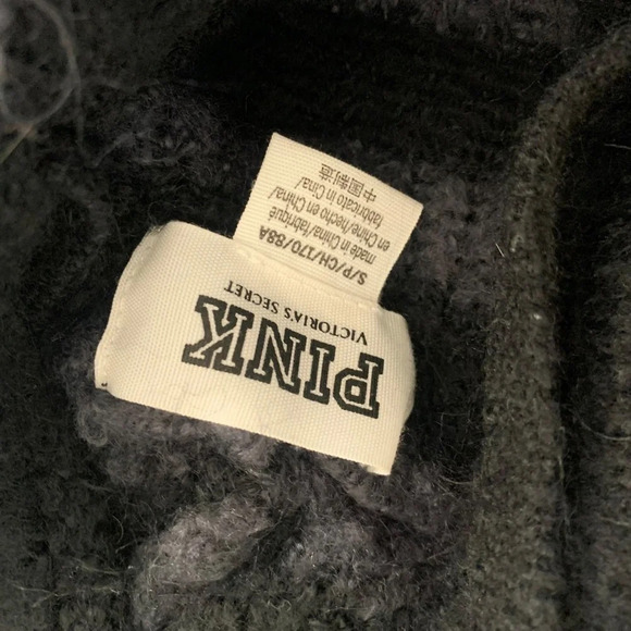 Pink Victoria's Secret Hoodie Animal Print women's size Medium Small - Picture 7 of 7